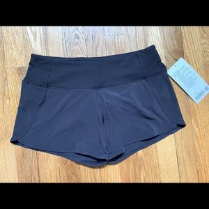 NWT Lululemon Run Times shorts size 4
